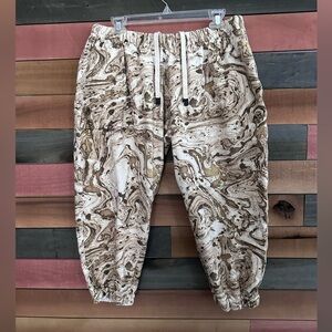 Bassike marble print sweatpants made of 100% cotton